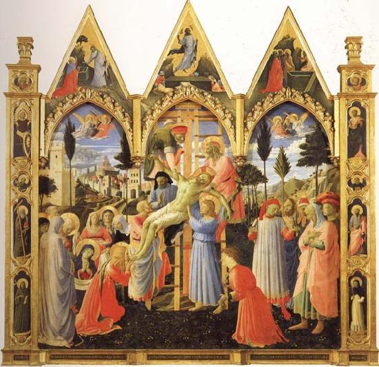 Fra Angelico The Deposition Sweden oil painting art